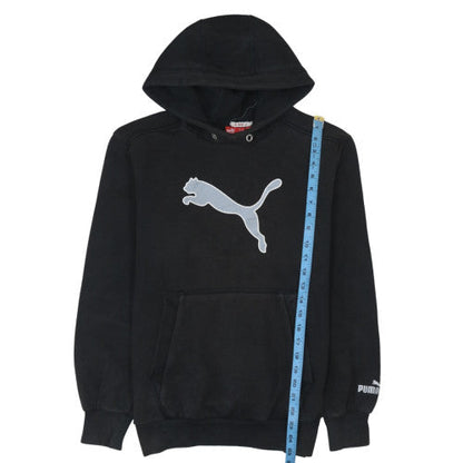 Mens UK Size S PUMA Black Pullover Hoodie