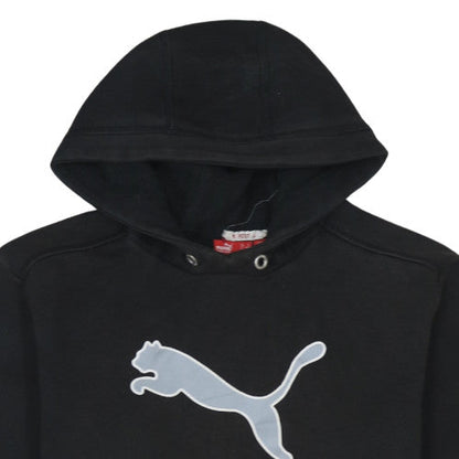 Mens UK Size S PUMA Black Pullover Hoodie