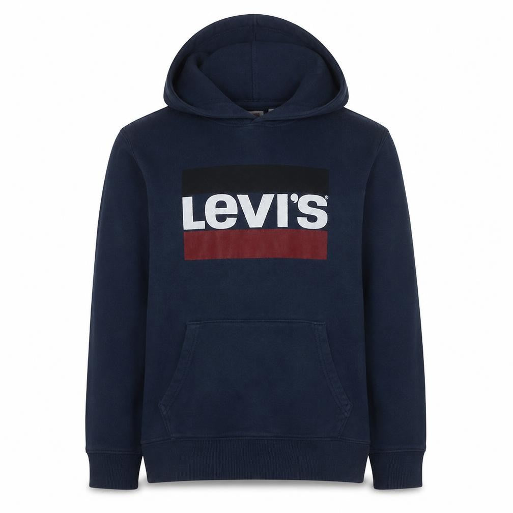Mens UK Size M Levi's Blue Pullover Hoodie