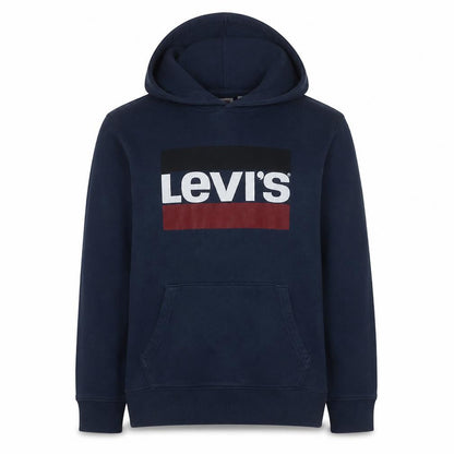 Mens UK Size M Levi's Blue Pullover Hoodie