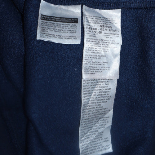 Mens UK Size M Levi's Blue Pullover Hoodie