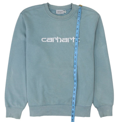 Mens UK Size M Carhartt Blue Pullover Sweatshirt