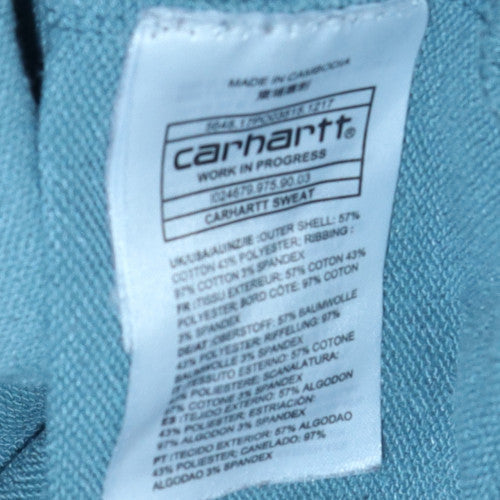 Mens UK Size M Carhartt Blue Pullover Sweatshirt