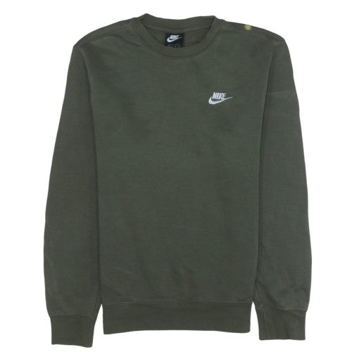 Mens UK Size XS Nike Green Pullover Sweatshirt