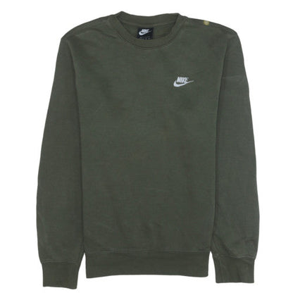 Mens UK Size XS Nike Green Pullover Sweatshirt