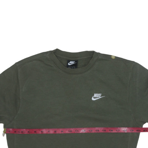 Mens UK Size XS Nike Green Pullover Sweatshirt