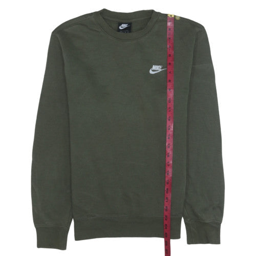 Mens UK Size XS Nike Green Pullover Sweatshirt
