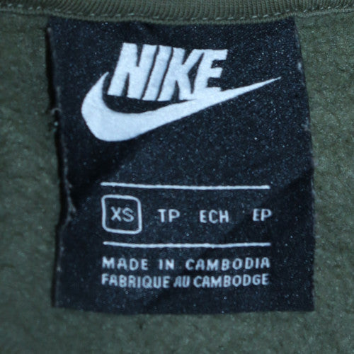 Mens UK Size XS Nike Green Pullover Sweatshirt