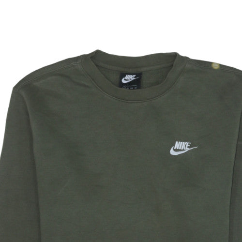 Mens UK Size XS Nike Green Pullover Sweatshirt