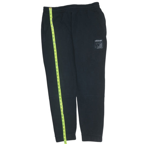 Mens UK Size XL adidas Regular Fit Jogger Black Trousers
