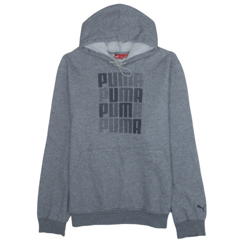 Mens UK Size XL PUMA Grey Pullover Hoodie