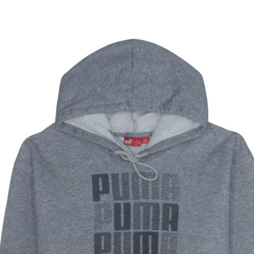 Mens UK Size XL PUMA Grey Pullover Hoodie