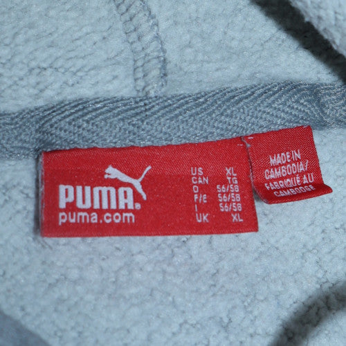 Mens UK Size XL PUMA Grey Pullover Hoodie
