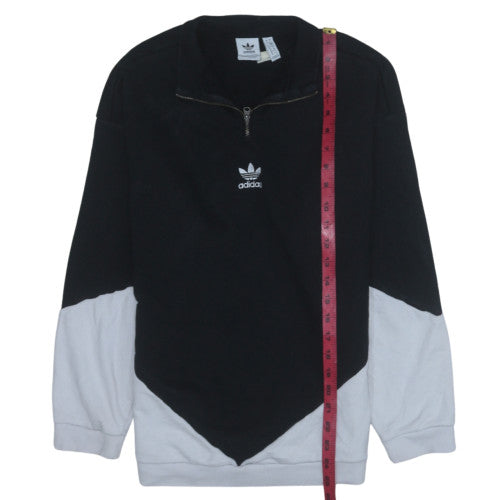 Mens UK Size M adidas Black Pullover Sweatshirt
