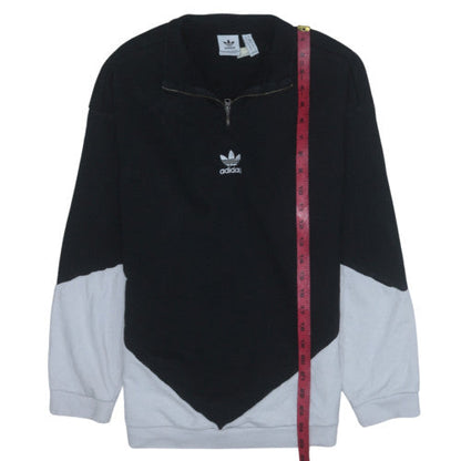 Mens UK Size M adidas Black Pullover Sweatshirt
