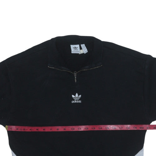 Mens UK Size M adidas Black Pullover Sweatshirt