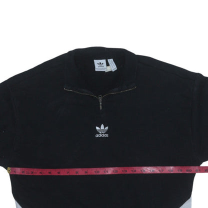 Mens UK Size M adidas Black Pullover Sweatshirt