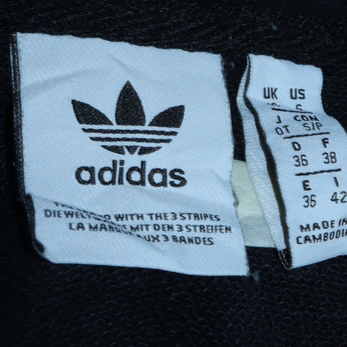 Mens UK Size M adidas Black Pullover Sweatshirt