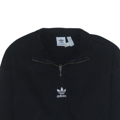 Mens UK Size M adidas Black Pullover Sweatshirt