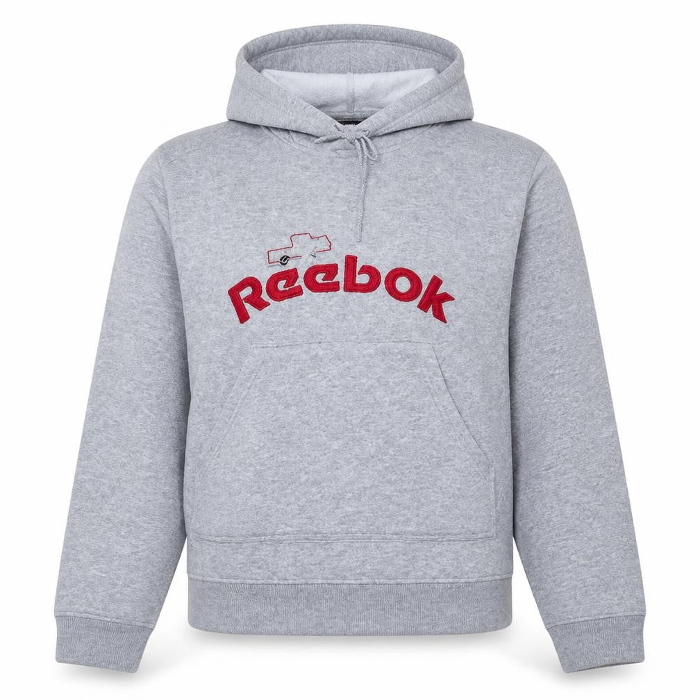 Womens UK Size L Reebok Grey Pullover Hoodie