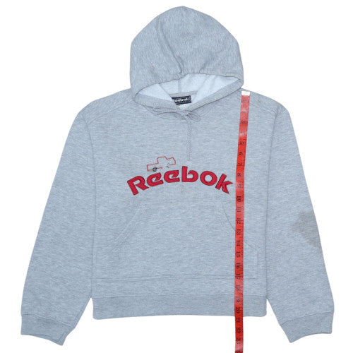 Womens UK Size L Reebok Grey Pullover Hoodie