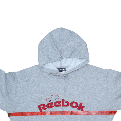 Womens UK Size L Reebok Grey Pullover Hoodie