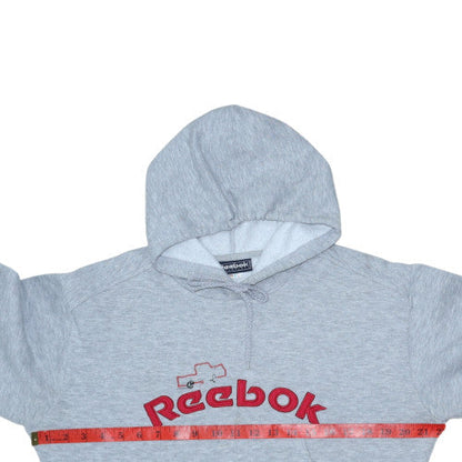 Womens UK Size L Reebok Grey Pullover Hoodie