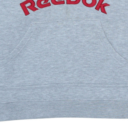 Womens UK Size L Reebok Grey Pullover Hoodie