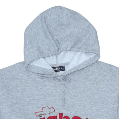 Womens UK Size L Reebok Grey Pullover Hoodie