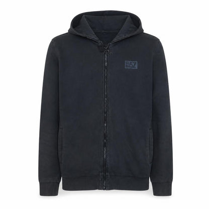 Mens UK Size L Emporio Armani Black Full Zip Hoodie