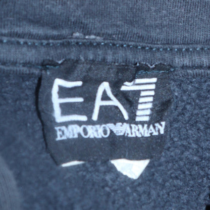 Mens UK Size L Emporio Armani Black Full Zip Hoodie