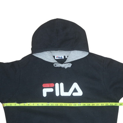 Mens UK Size XL FILA Black Pullover Hoodie