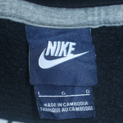 Mens UK Size L Nike Black Pullover Hoodie