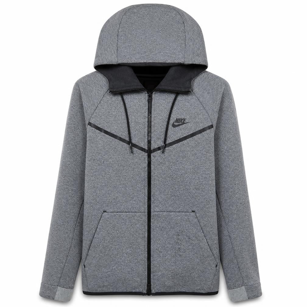Mens UK Size S Nike Grey Full Zip Hoodie