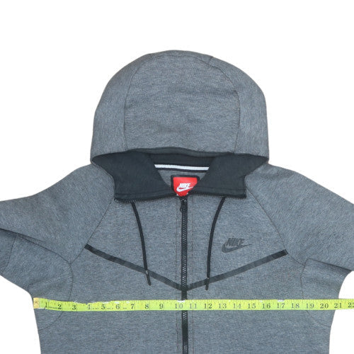 Mens UK Size S Nike Grey Full Zip Hoodie