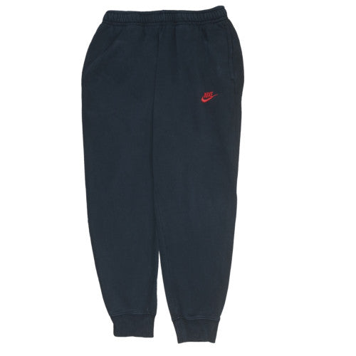 Mens UK Size M Nike Regular Fit Jogger Black Trousers