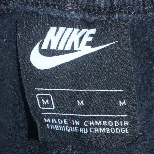 Mens UK Size M Nike Regular Fit Jogger Black Trousers