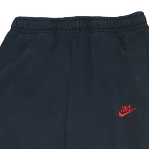 Mens UK Size M Nike Regular Fit Jogger Black Trousers