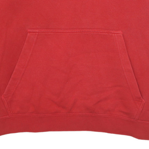 Mens UK Size L Nike Red Pullover Hoodie