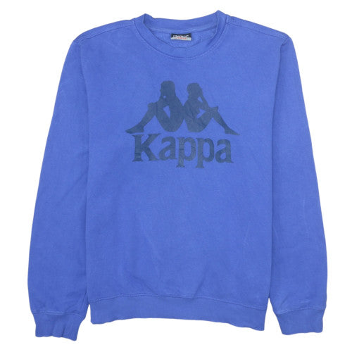Mens UK Size L Kappa Blue Pullover Sweatshirt