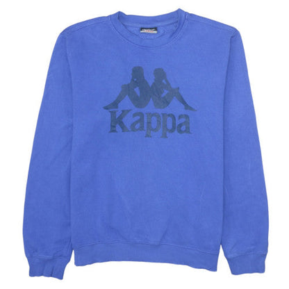 Mens UK Size L Kappa Blue Pullover Sweatshirt