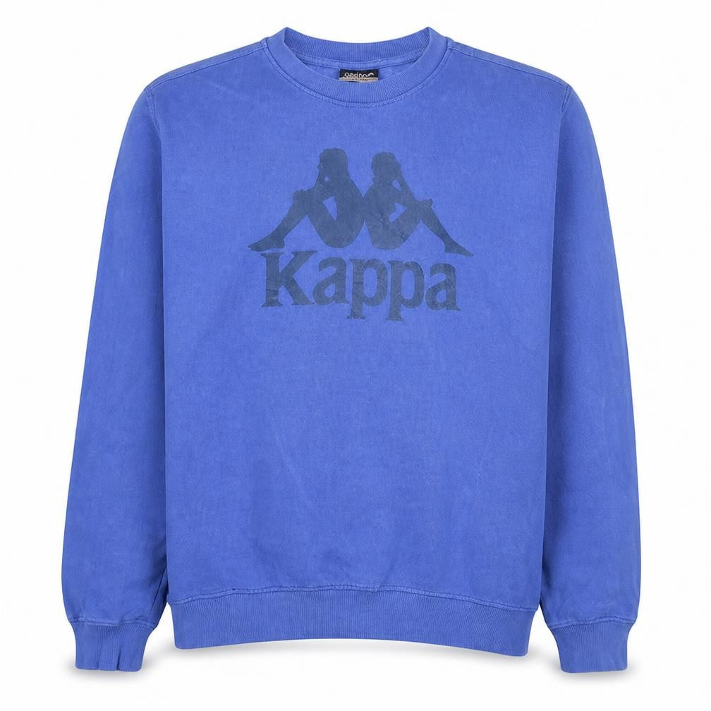 Mens UK Size L Kappa Blue Pullover Sweatshirt