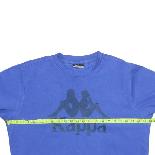 Mens UK Size L Kappa Blue Pullover Sweatshirt