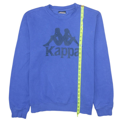 Mens UK Size L Kappa Blue Pullover Sweatshirt
