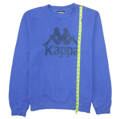 Mens UK Size L Kappa Blue Pullover Sweatshirt