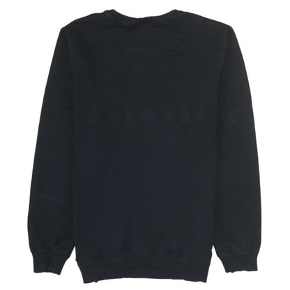 Lacoste Men's Black Slim Fit Logo Stripe Pullover Sweatshirt L
