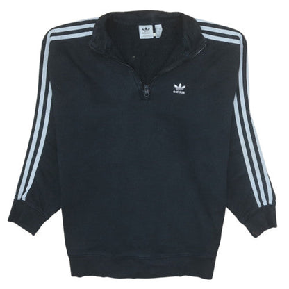 Womens UK Size 8 adidas Black Pullover Sweatshirt