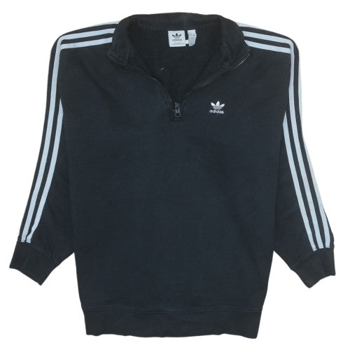 Womens UK Size 8 adidas Black Pullover Sweatshirt