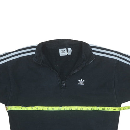 Womens UK Size 8 adidas Black Pullover Sweatshirt