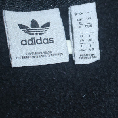 Womens UK Size 8 adidas Black Pullover Sweatshirt